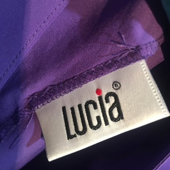 Vintage Lucia Purple Shirt Shoulder Pad - Picture 3 of 4